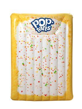 Pop-Tarts 5.5’ Pool Float Water Inflatable Toy for Ages 14+ Summer Beach